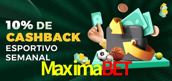 10% de bônus de cashback na Maximabet