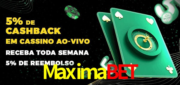 Promoções do cassino ao Vivo Maximabet